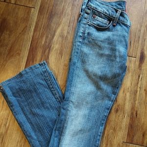 People for Peace butterfly embroidered Jeans